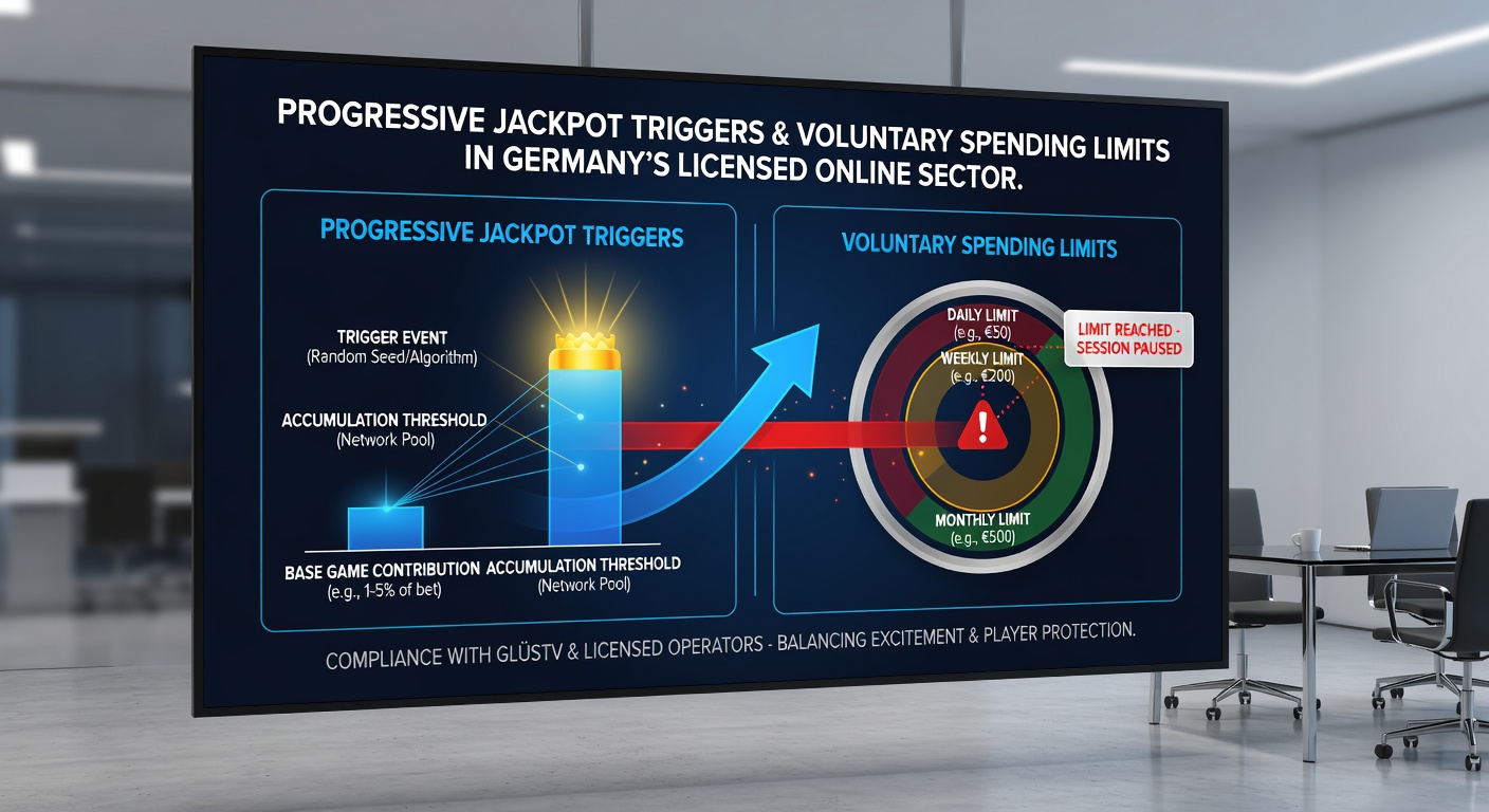 Visualisierung von Limit-Interaktionen und Jackpot-Status auf Smartphone-Bildschirmen