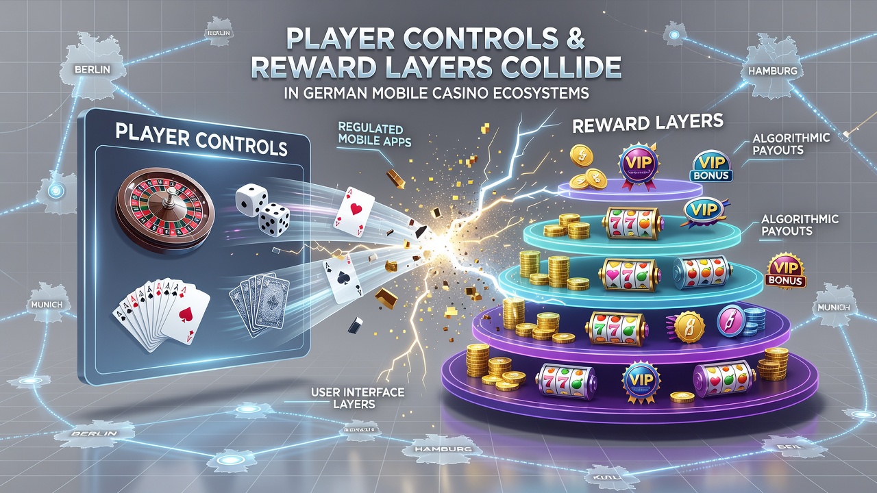 Darstellung von Belohnungsschichten und Kontrollwerkzeugen in einer mobilen Casino-Oberfläche