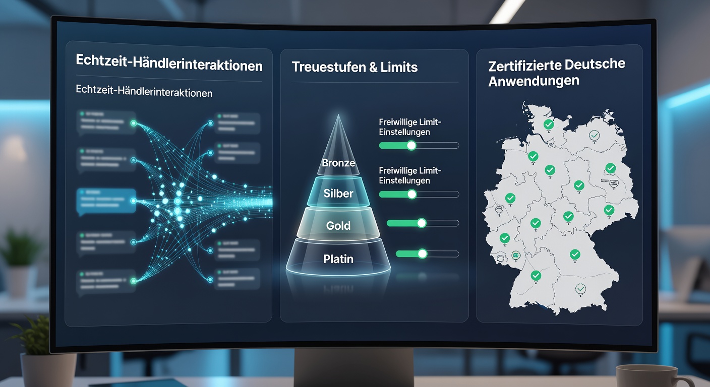 Darstellung einer zertifizierten deutschen Casino-App mit Live-Dealer und Treueebenen-Integration