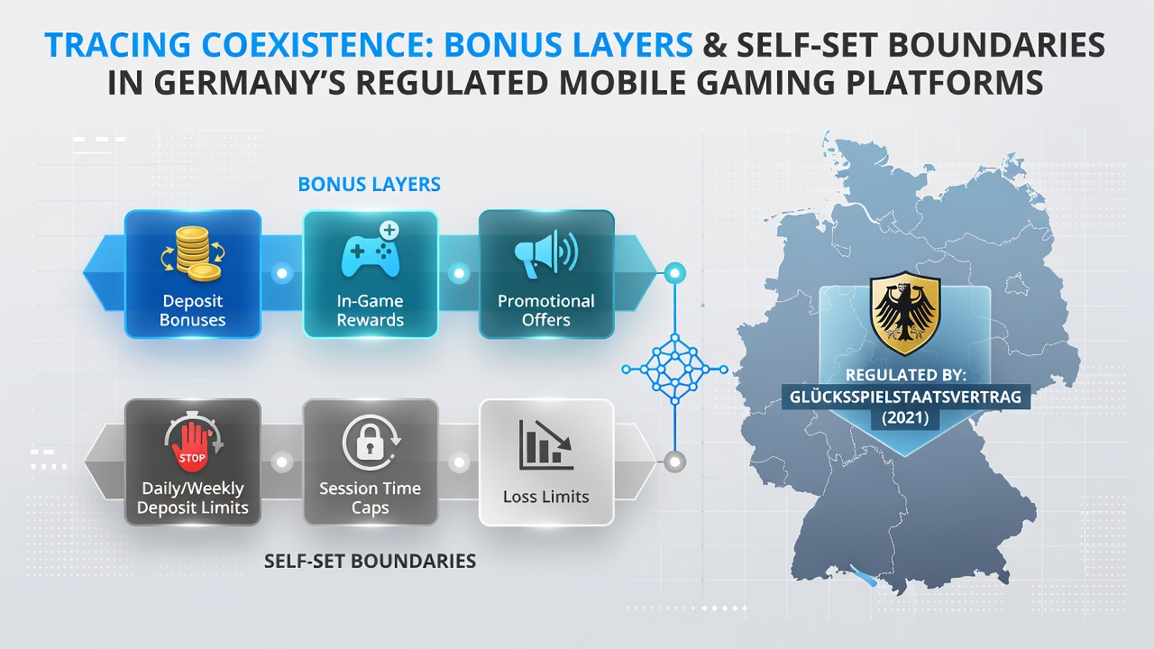 Darstellung von Bonusstrukturen und Limit-Tools in einer deutschen mobilen Gaming-App