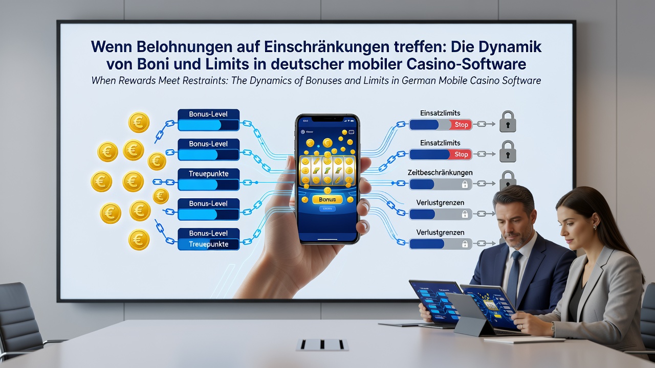Darstellung von Bonusstufen und freiwilligen Limit-Einstellungen in einer deutschen Casino-App-Oberfläche
